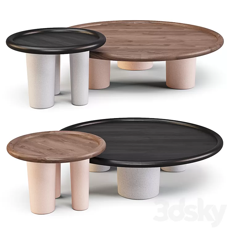 Tacchini: Pluto - Coffee Tables 3D Model