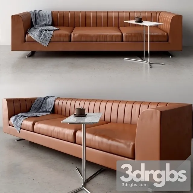 Tacchini Quilt Sofa 3D Model Free