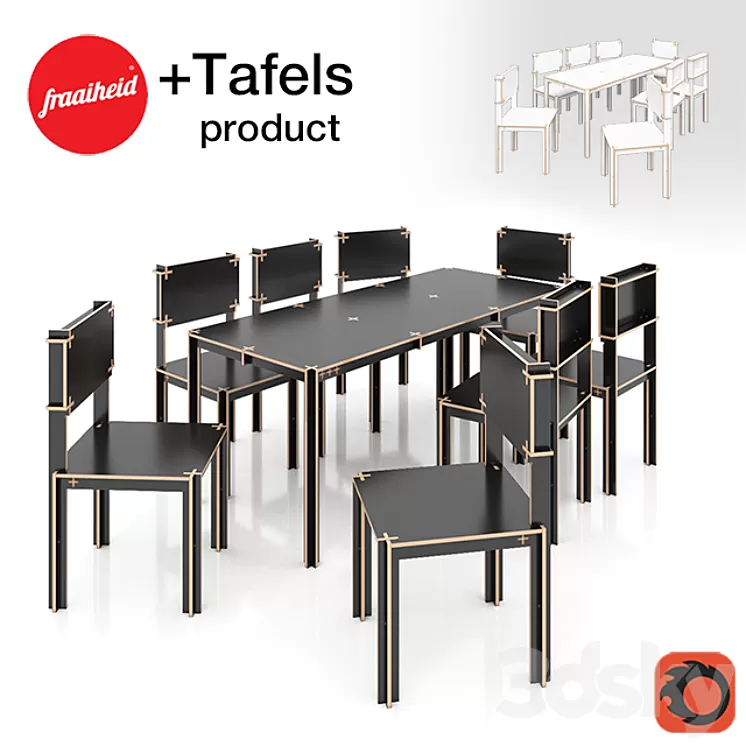 + Tafels product by fraaiheid 3D Model