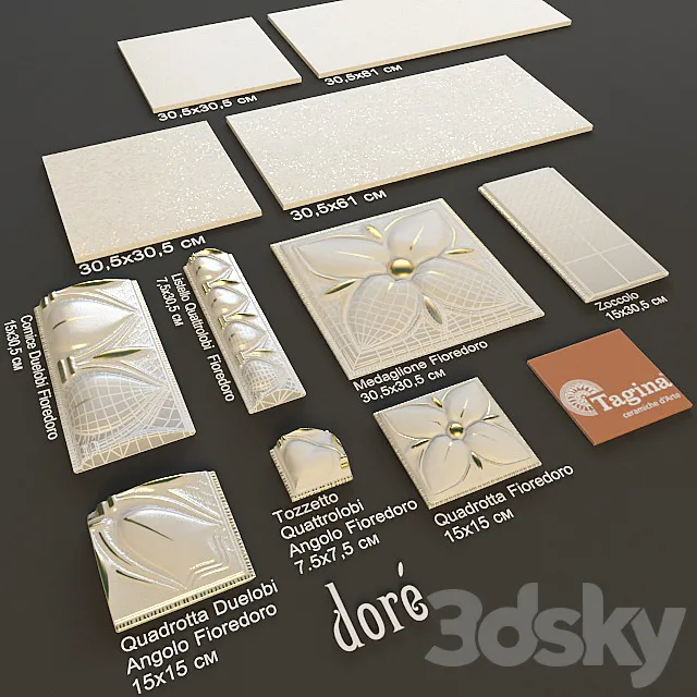 Tagina Dore (Italy) 3D Model