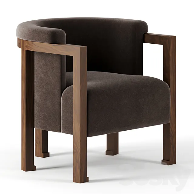 Tagore Chair by Dmitriy & Co 3DModel