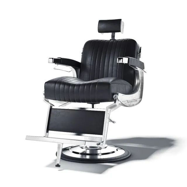 Takara Belmont Elegance Elite Barber Chair 3D Model