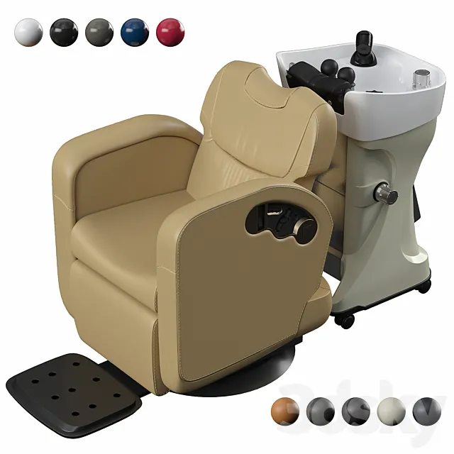 Takara Belmont Luar and Yume Oasis 3D Model