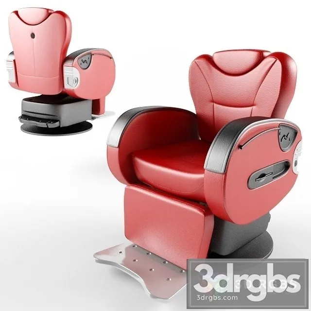 Takara Vario Salon Chair 3D Model Free