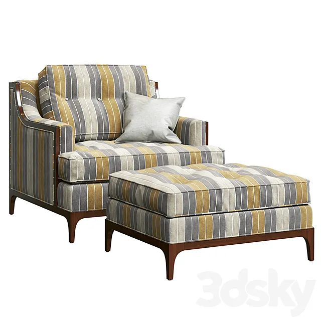 Take Five Barclay Chair 3D Model