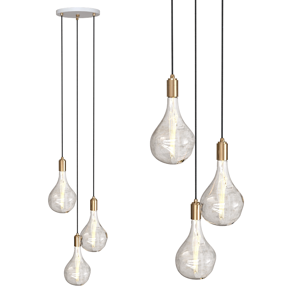 Tala - Pendant lamp Triple Voronoi III 3D Model