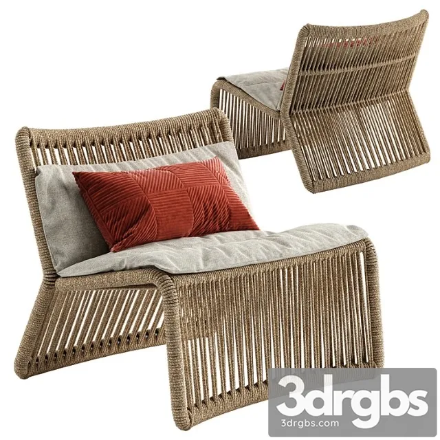 Talenti cliff armchair 3D Model Free