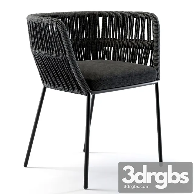 Talenti Cliff Dining Armchair 1 3D Model Free