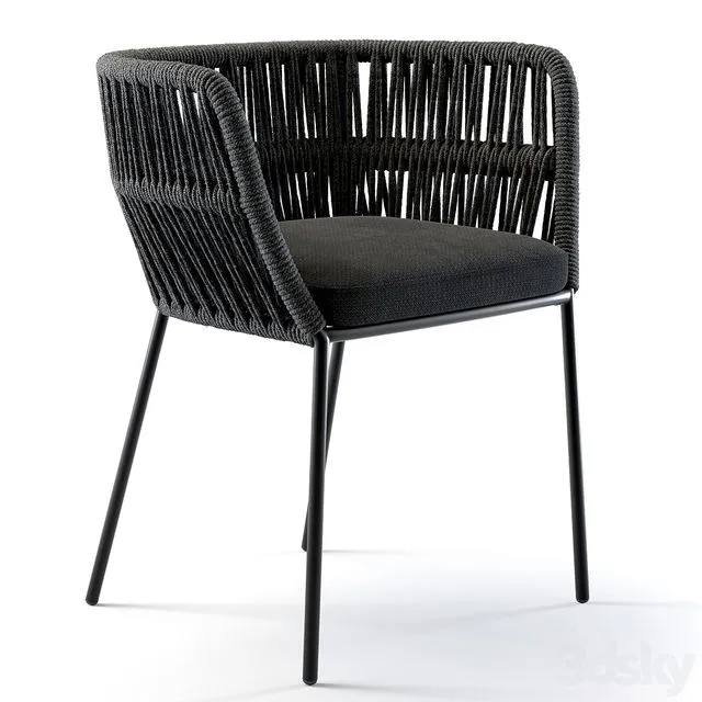 Talenti Cliff Dining Armchair 3D Model