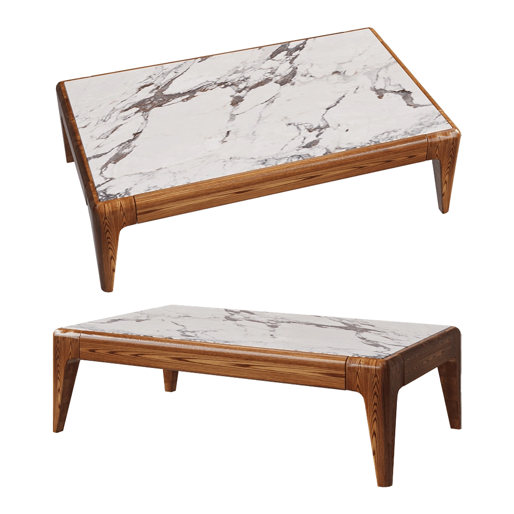 Talenti - Coffee Table Cruise teak 3D Model