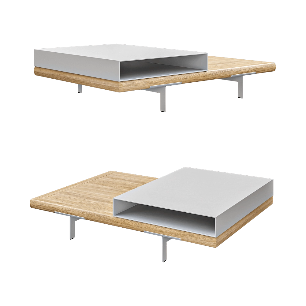 Talenti - Coffee table with shelf Allure 3D Model