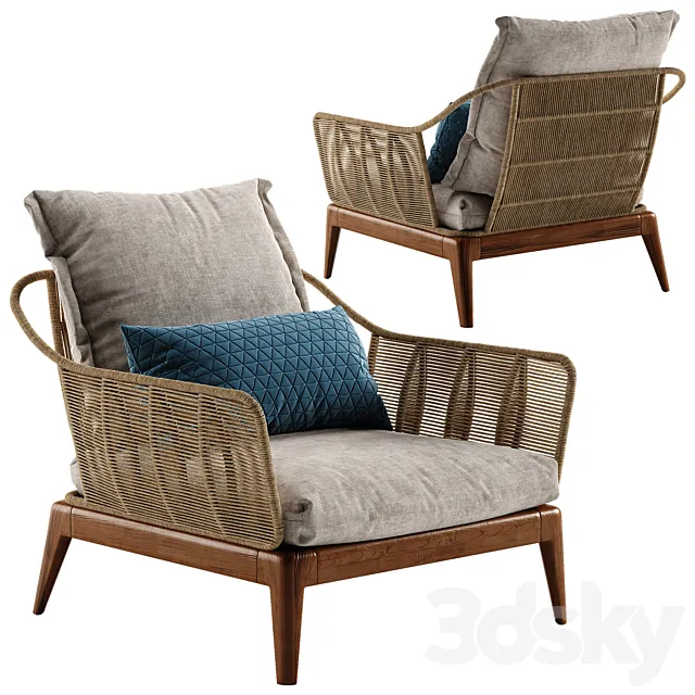 Talenti cruise armchair 3D Model