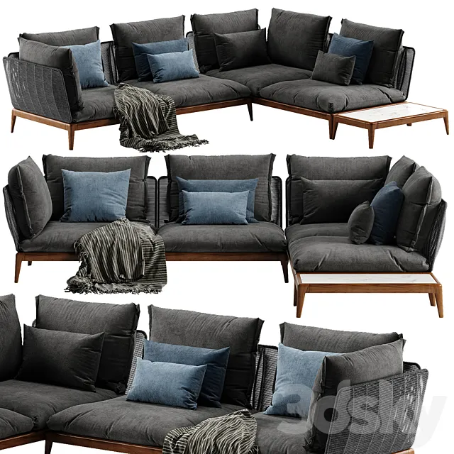 Talenti Cruise sofa 2 3D Model