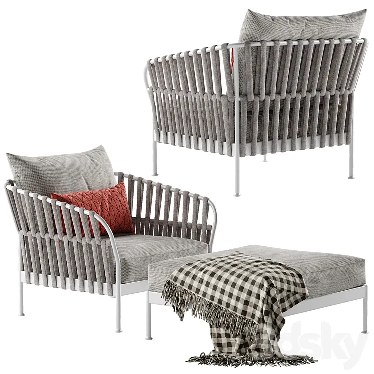 Talenti frame armchair 3D Model Free