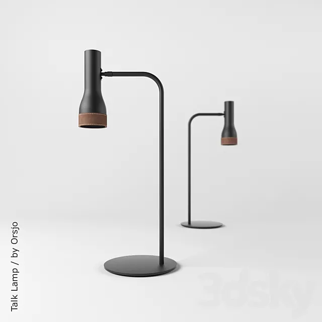 Talk Table Lamp by Orsjo 3D Model