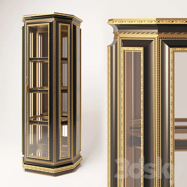 TALL CABINET WFRAME COL.G5.84 3DModel