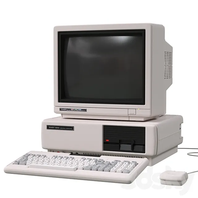 Tandy 1000 Personal Computer 3DModel