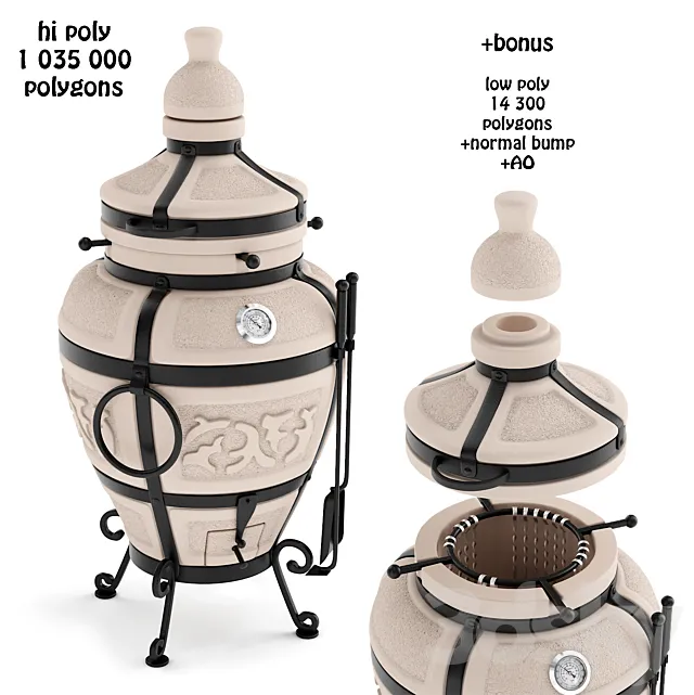 TANDYR "FAMILY" 3D Model