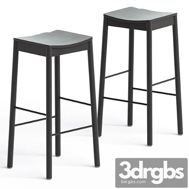 Tangerine Bar Stool 3D Model Free