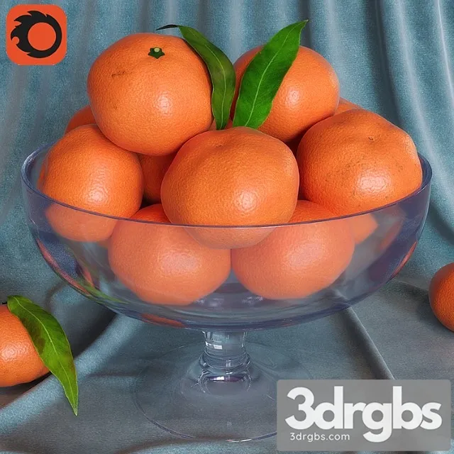 Tangerines 3D Model Free