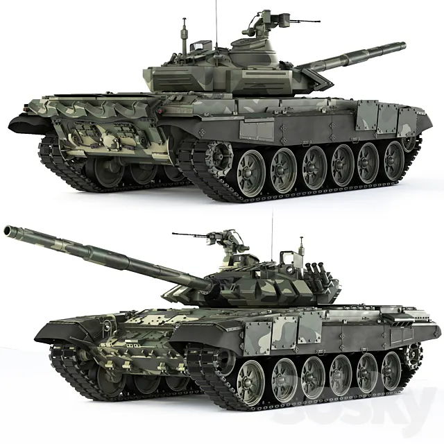 Tank T-72B3 2012 Free Download