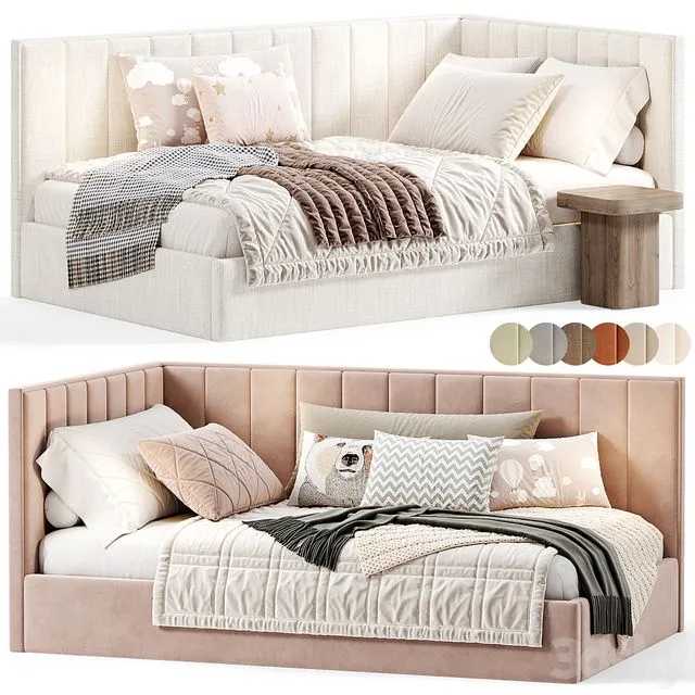 Tanta kids Bed By h0 3D Model