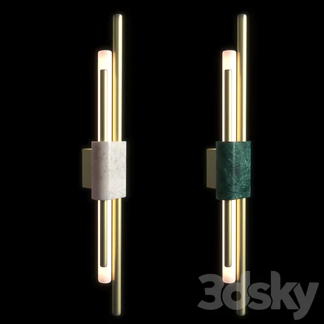 Tanto Large Wall Light 3D Model