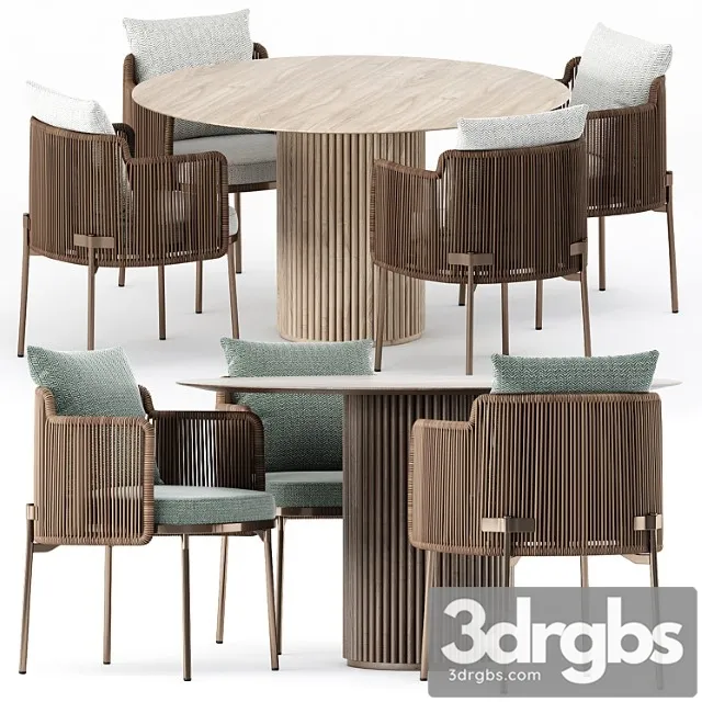 Tape Cord Chair By Minotti And Palais Royal By Asplund 3D Model Free