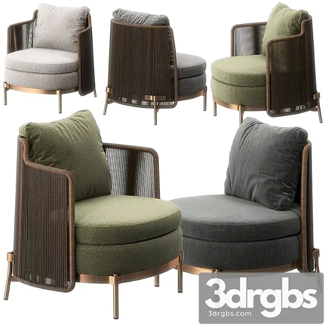 Tape Cord Outdoor By Minotti 3D Model Free