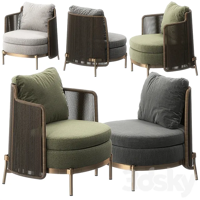 Tape Cord Outdoor by Minotti 3DModel