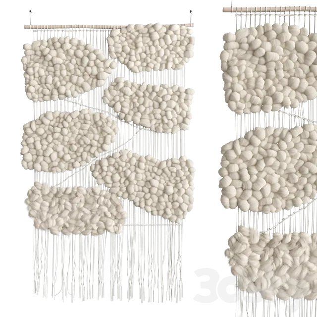 Tapestry Cloud by Helen Loom 3D Model