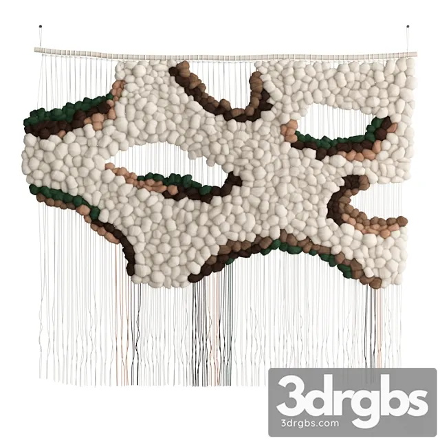 Tapestry With Colored Inserts by Helen Loom 3D Model Free