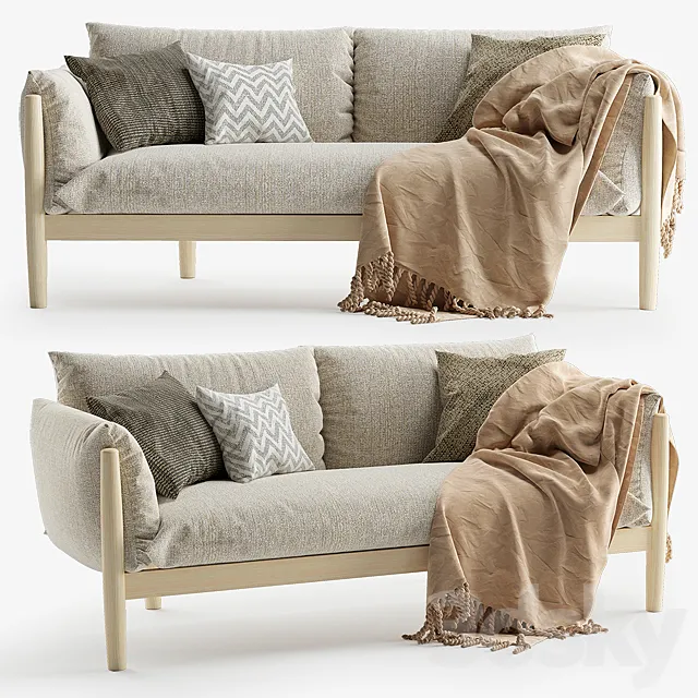 Tapio Sofa 2 seater 3D Model