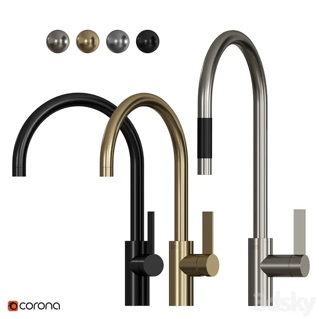 TARA ULTRA Dornbracht Kitchen faucet 3D Model
