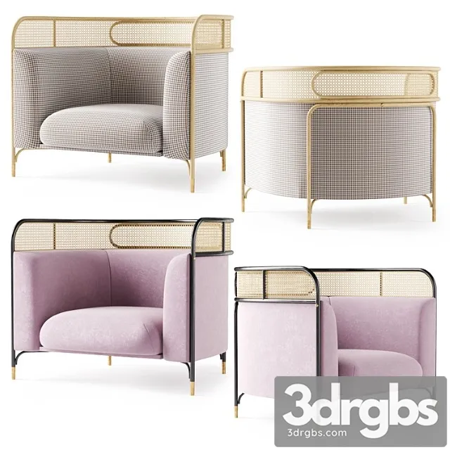 Targa Lounge Chair Gamfratesi 3D Model Free