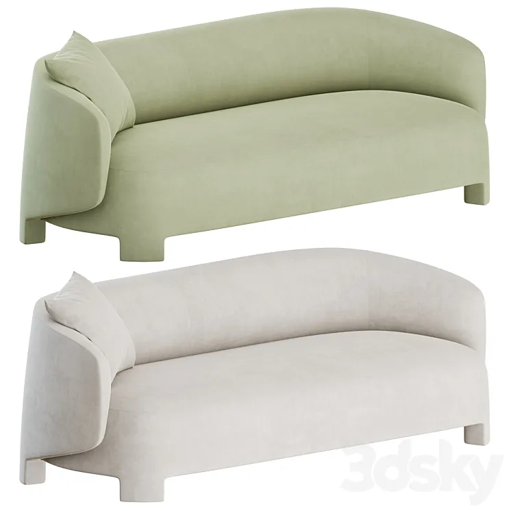 Taru 3 Seater Sofa by Ligne Roset 3D Model Free