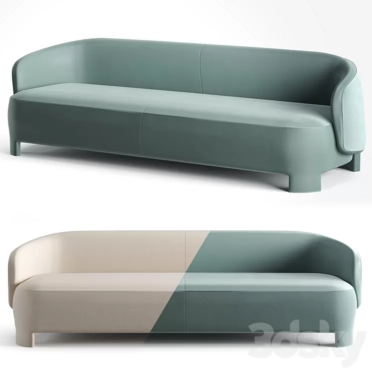 Taru sofa ligne roset 3D Model