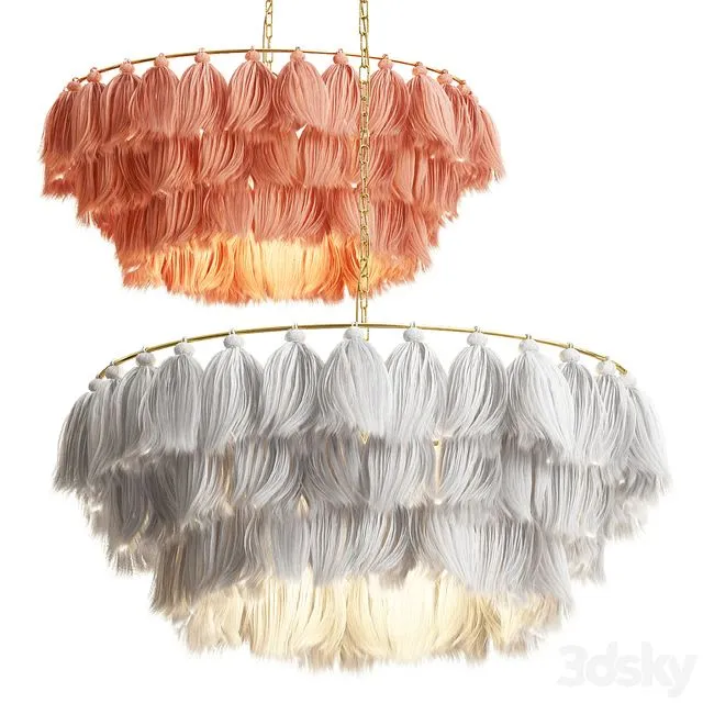 Tassel Pendant Lamp 3D Model