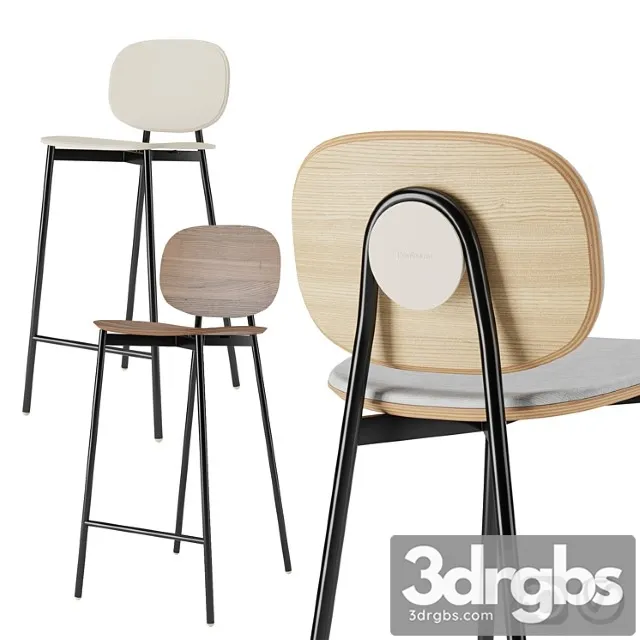 Tata bar stool by pointhouse 2 3D Model Free