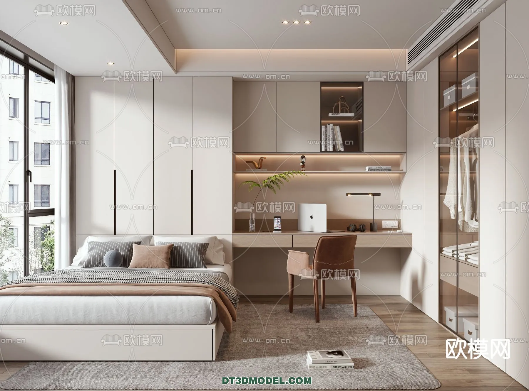 Tatami Bedroom - Japan Bedroom - 3D Scene - 033