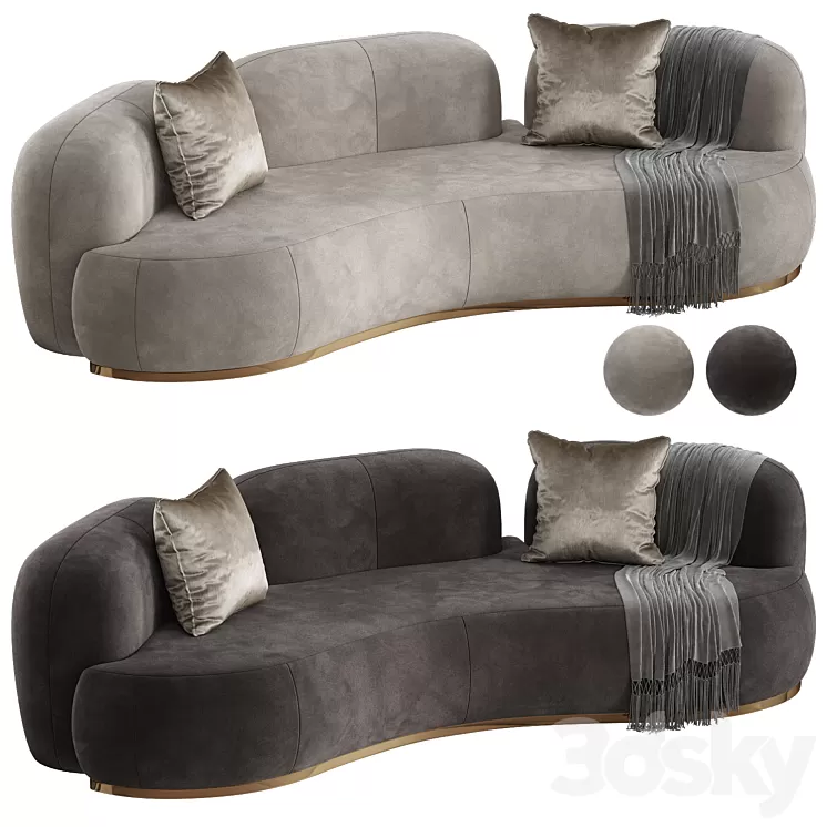 Tateyama XL Sofa 3D Model