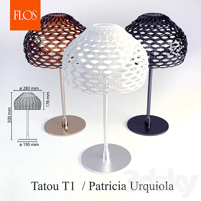 Tatou T1 _ Patricia Urquiola 3D Model