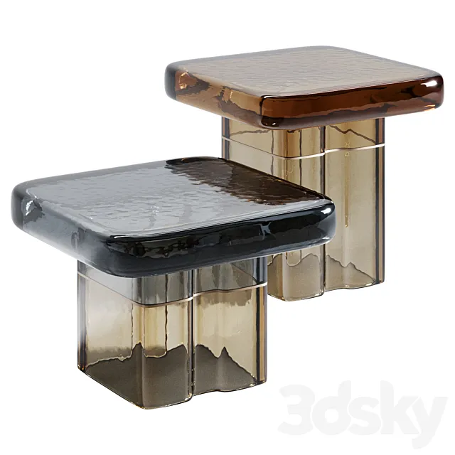 Tau 40 Murano Table Reflex 3D Model