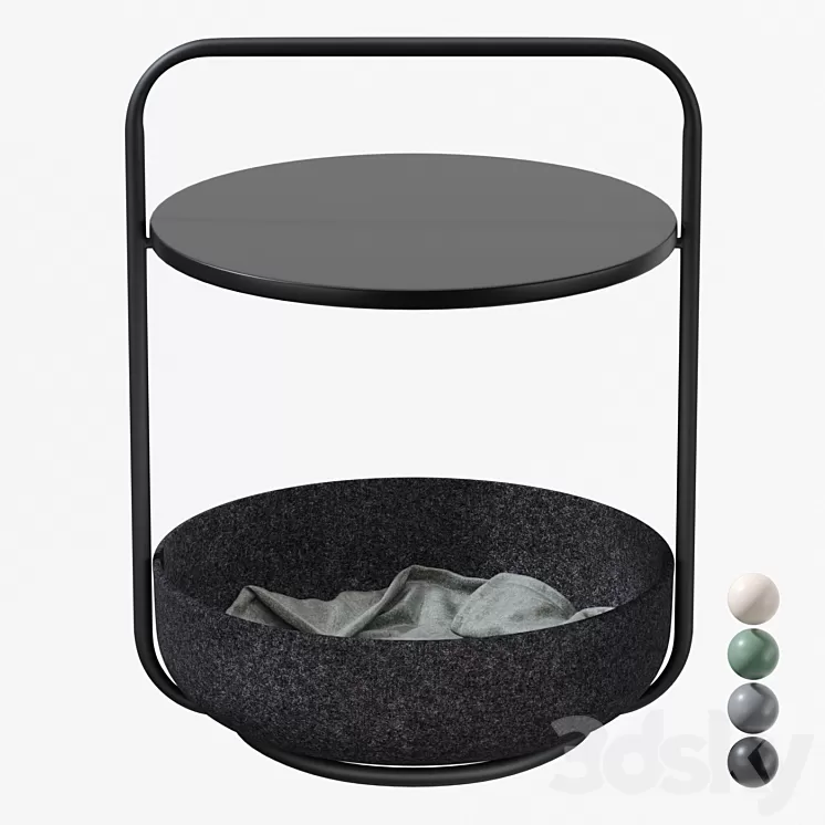 Tavolino Side Table 3D Model Free