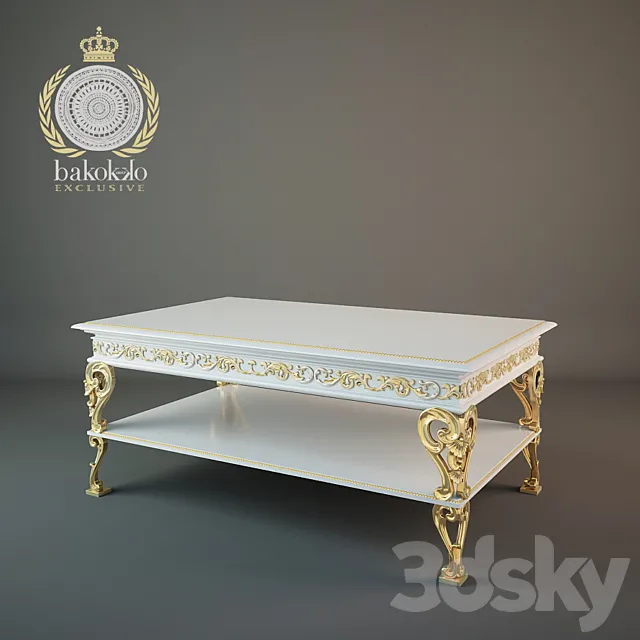 Tavolino small table Bakokko 3D Model