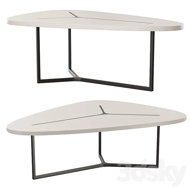 TAVOLO SEVEN B&B ITALIA 3D Model