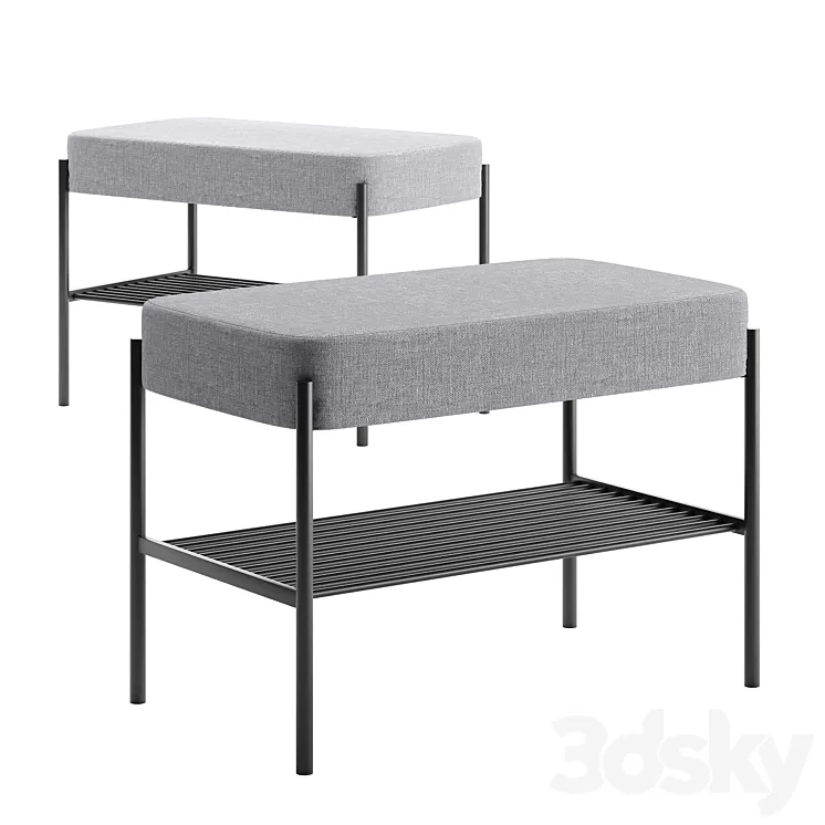 Taxta bench 3D Model