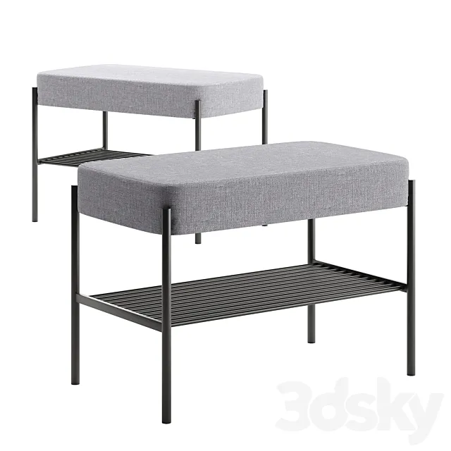 Taxta bench 3DModel