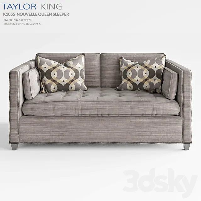 TAYLOR KING NOUVELLE QUEEN SLEEPER 3D Model