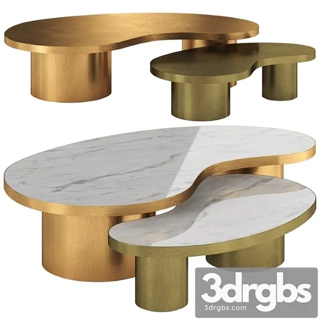 Tb Mensa Ginger Brown Coffee Table 3D Model Free